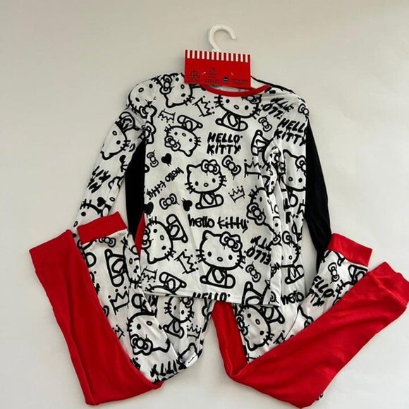 Sanrio Hello Kitty 2 Cozy Sleepwear Set Size 8 - Picture 2 of 3